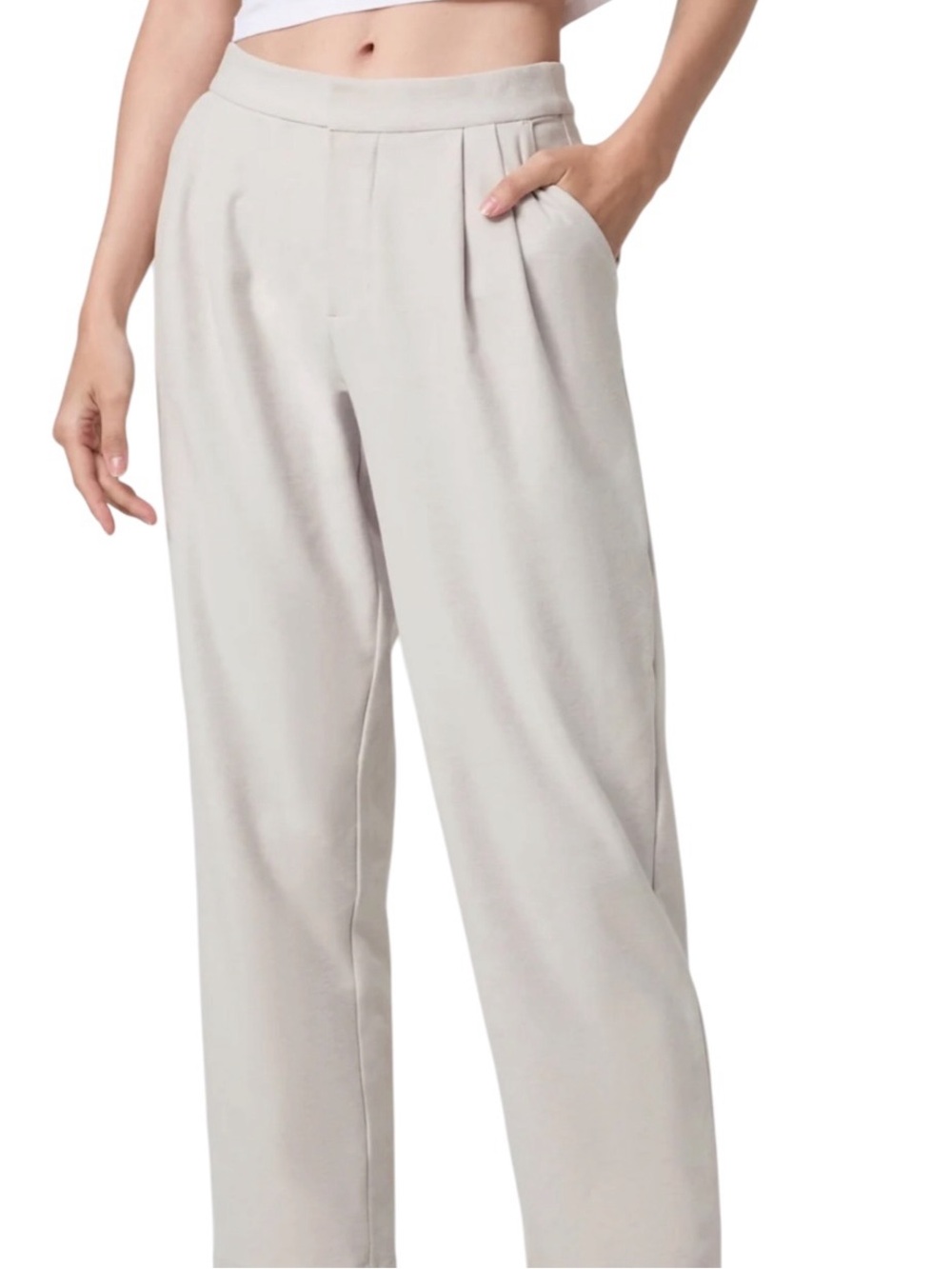 Vuori Elevation trouser pleated straight wide leg size XS excellent condition